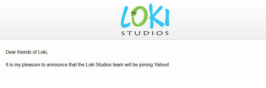Yahoo! купил стартап по разработке мобильных игр Loki Studios